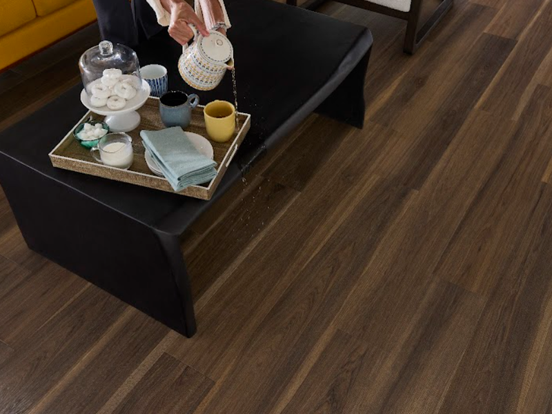 Pergo Elements Realplank Flooring protecting against spills